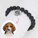 Personalized Stainless Steel Pet Photo Necklace and Keychain Combo Gift