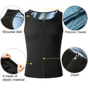 Men Body Shaper Sauna Heat Trapping Sweat Enhancing Vest