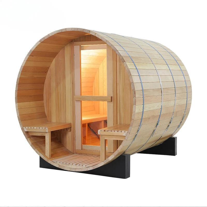 Home Relaxation Oasis: Far-Infrared Tourmaline Sauna Room  ourlum.com   