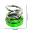 Elegant Car Perfume Double-ring Aroma Diffuser Solar Freshener