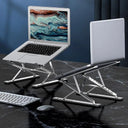 Macbook Laptop Stand: Adjustable Aluminum Holder - Enhanced Cooling & Ergonomic Design  ourlum.com   