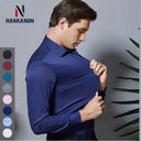 X- Stretch Men's Long-sleeved Shirt Formal Social Non-iron