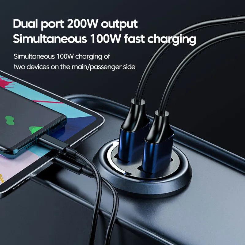 Olaf USB C Car Charger: High-Speed Charging for iPhone, Xiaomi, Samsung  ourlum.com   