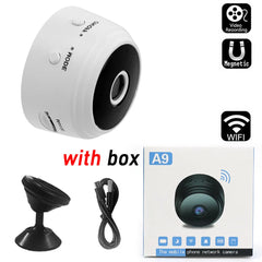 1080P HD WiFi Mini Camera with Motion Detection and 360° Rotation for Home Security