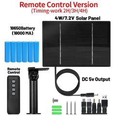 Solar Panel Charger: Reliable Power for Security Cameras