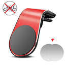 Magnetic Car Phone Holder: Ultimate Safety & Convenience for iPhone Samsung Huawei  ourlum.com Simple Red  