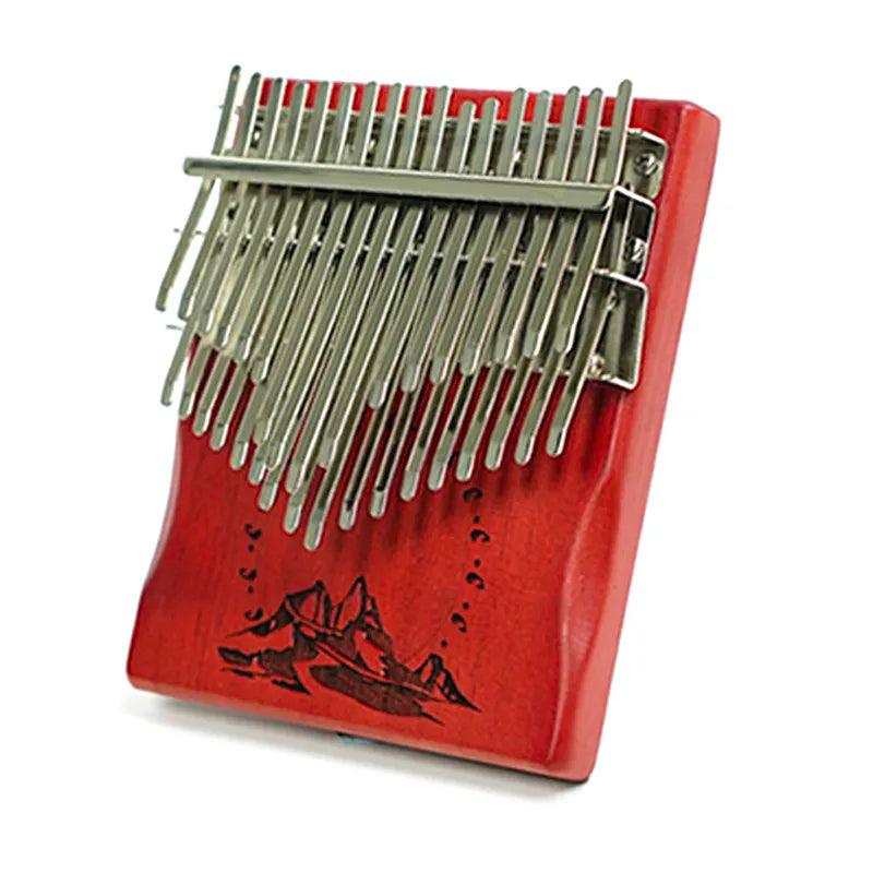 34 Key Kalimba Chromatic Calimba Solid Wood Thumb Piano Keyboard Musical Instruments With Accessories Gifts For Adults Beginner