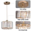 Glass Led Pendant Light Modern Ceiling Lamp Adjustable Fixture