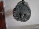 JIAERDI Single Shoulder Bag Women's Design Plush Cat Bag