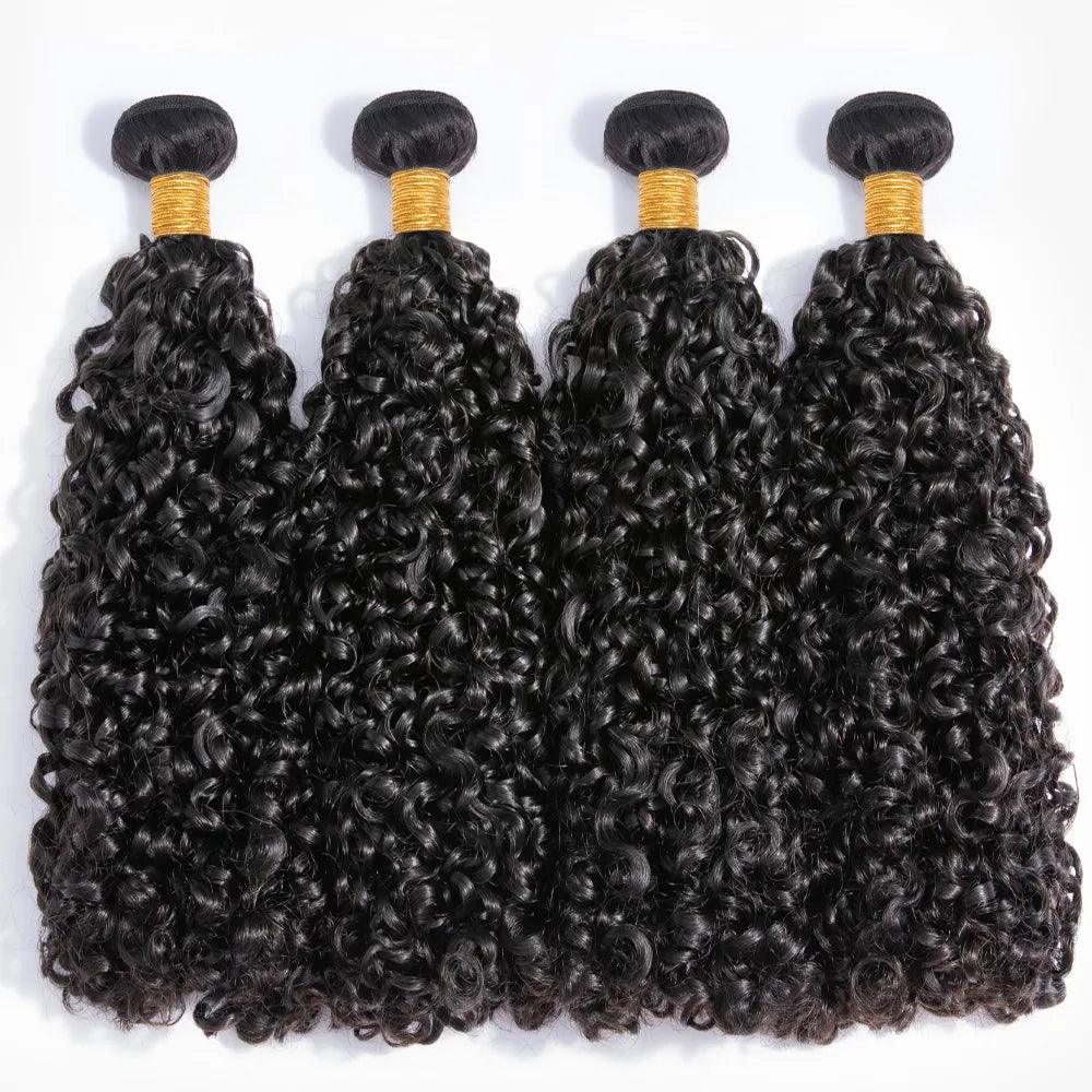 Luxurious Brazilian Kinky Curly Human Hair Weave Bundle - 3B 3C Texture  ourlum.com 10A CHINA 12inch 1PC