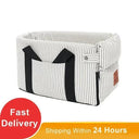 Portable Pet Car Seat Protector & Bed for Small Dogs & Cats  ourlum.com Stripe 42x20x22cm United State