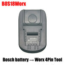 DM18Worx Adapter For Makita Bosch Dewalt Milwaukee Battery