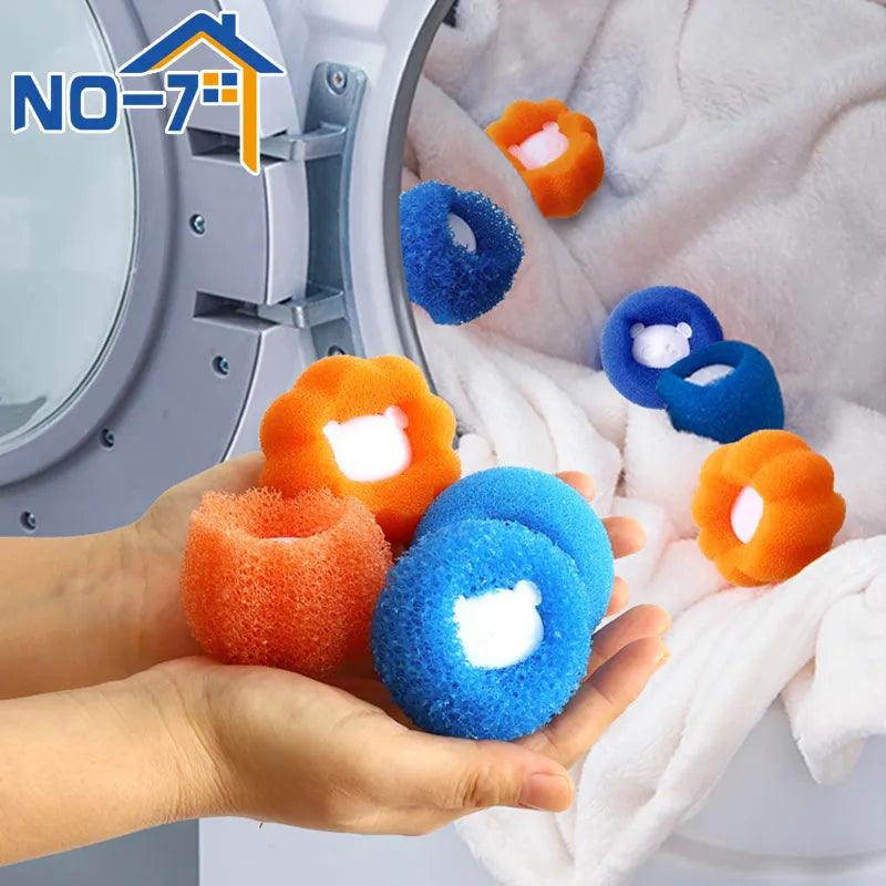 Laundry Balls Pet Hair Collector & Lint Remover for Washing Machine  ourlum.com   