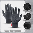 Autumn Winter Outdoor Cycling Gloves Touch Screen Nonslip Black