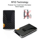 Carbon Fiber RFID Card Holder Wallet Stylish Security Solution