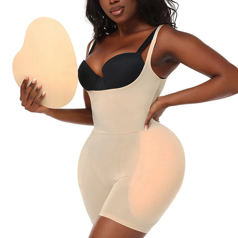 Women’s Hourglass Shapewear Bodysuit with Butt Lifting and Tummy Control