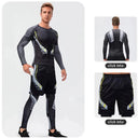 Men's Compression Running Leggings Quick-Dry Sport Tights