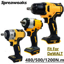 High Torque Brushless Impact Wrench 480N.m to 1200N.m Dewalt