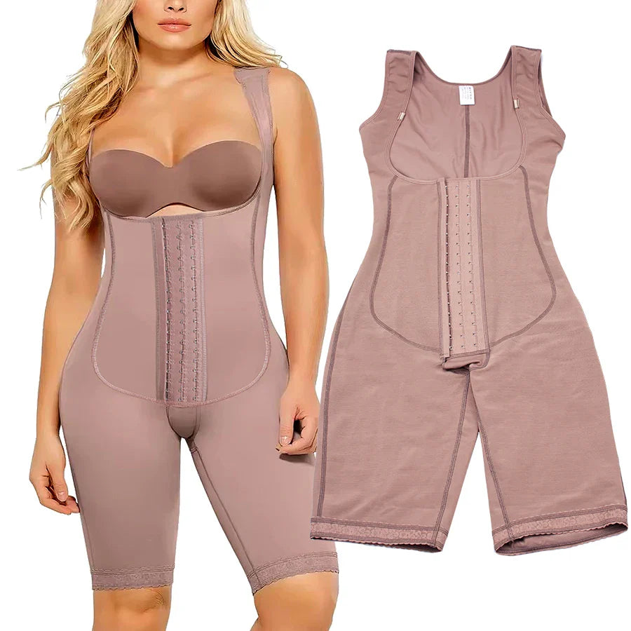 High Compression Colombian Bodysuit for Postpartum & Post-Surgery Support