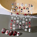 5D Christmas Nail Art Stickers for Creative Holiday Manicures