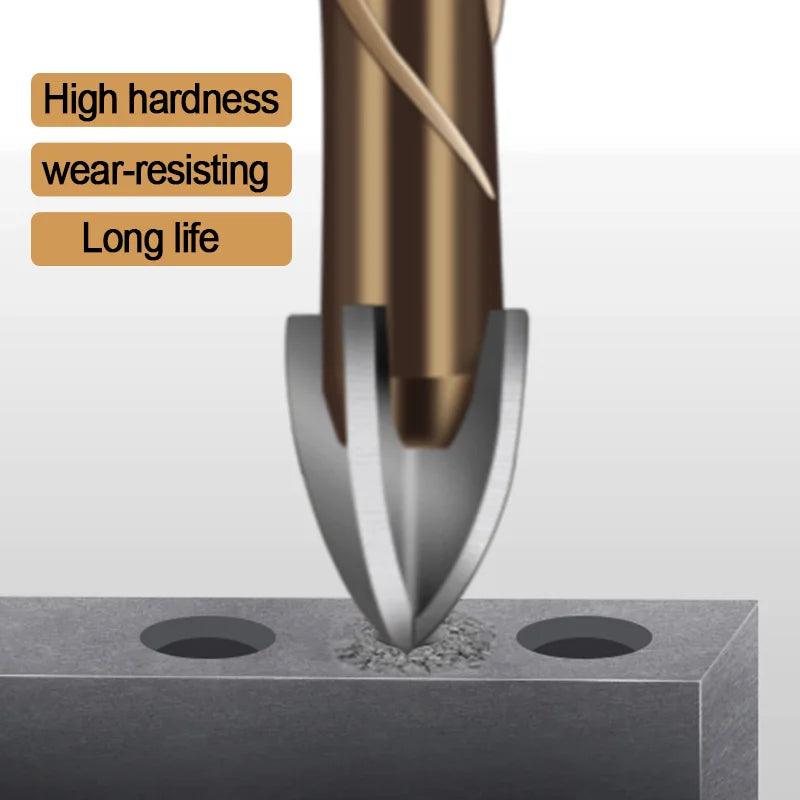 Hexagonal Shank Drill Bit Set: Cobalt Steel Alloys, Multi-Purpose, Durable Material  ourlum.com   