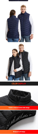 TODWARM Heated Vest 21 Areas Jacket for Men and Women 6XL