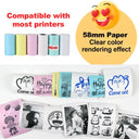 Peripage A6 Thermal Sticker Paper Rolls for DIY Projects