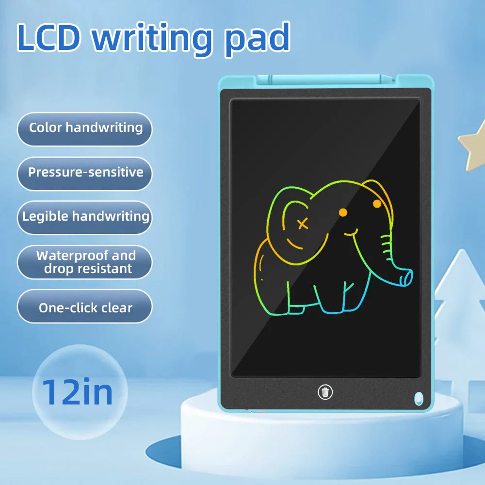 LCD Writing Tablet: Interactive Educational Toy Boys Stylus: Creative Learning Fun  ourlum.com   