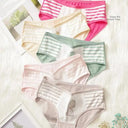 Cotton Cat Print Panties Set for Daily Comfort and Style