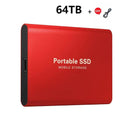  High-speed Portable External Hard Drive: Efficient Data Transfer Work & Study  ourlum.com Red 64TB  