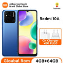 Global ROM Xiaomi Redmi 10A 4GB 64GB Smartphone MTK Helio G25