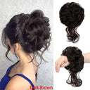 Messy Curly Chignon Bun Wig Stylish Hairpiece for Women