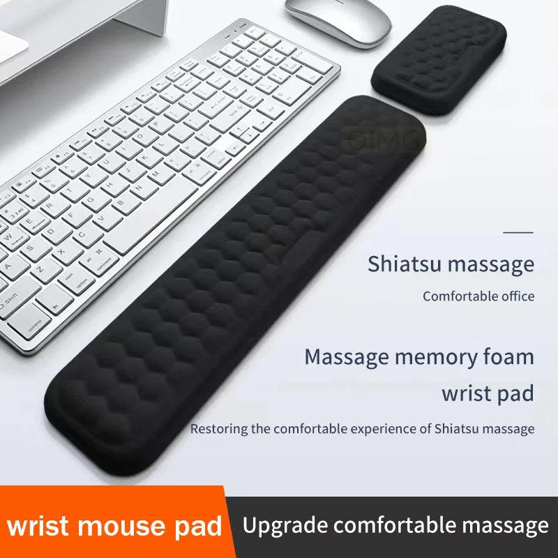 Ergonomic Memory Cotton Wrist Rest Pad: Ultimate Comfort Support  ourlum.com   