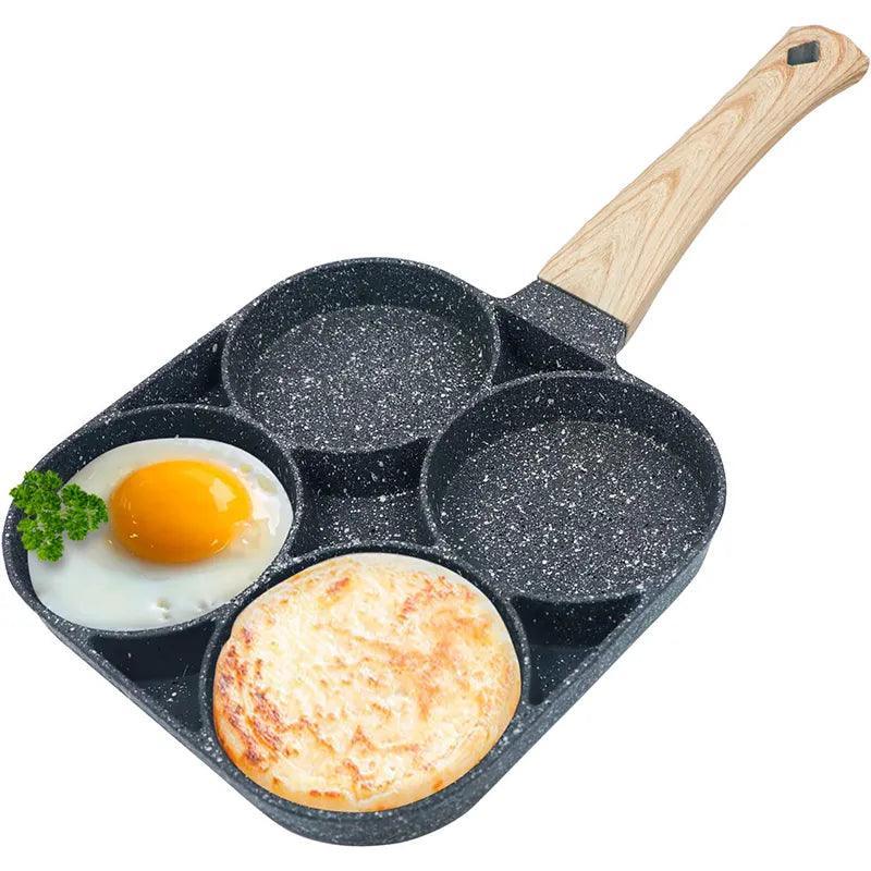 4-Cup Nonstick Egg Frying Pan for Gas Stove and Induction Cooker  ourlum.com Default Title  