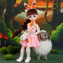 Customizable BJD Doll Interactive Dress-Up Toy with 3D Eyes