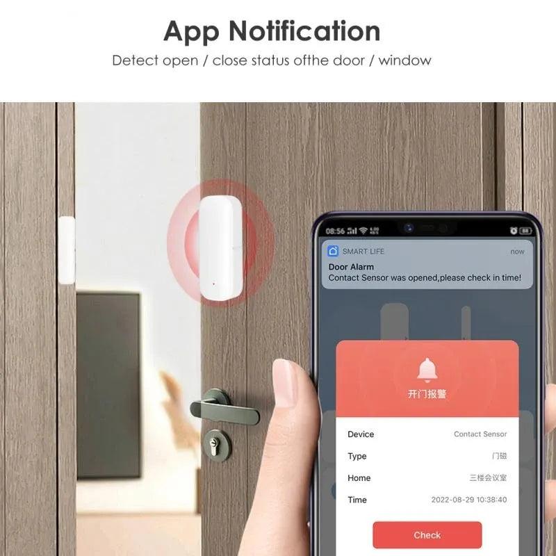 Tuya Smart Door Sensor: Ultimate Home Security with Instant Alerts  ourlum.com   