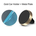 Magnetic Car Phone Holder: Secure Magnet Mount for iPhone Pro Max  ourlum.com Gold  