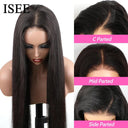 Glueless Human Hair Wig - 6X4 HD Lace Front Straight Wig