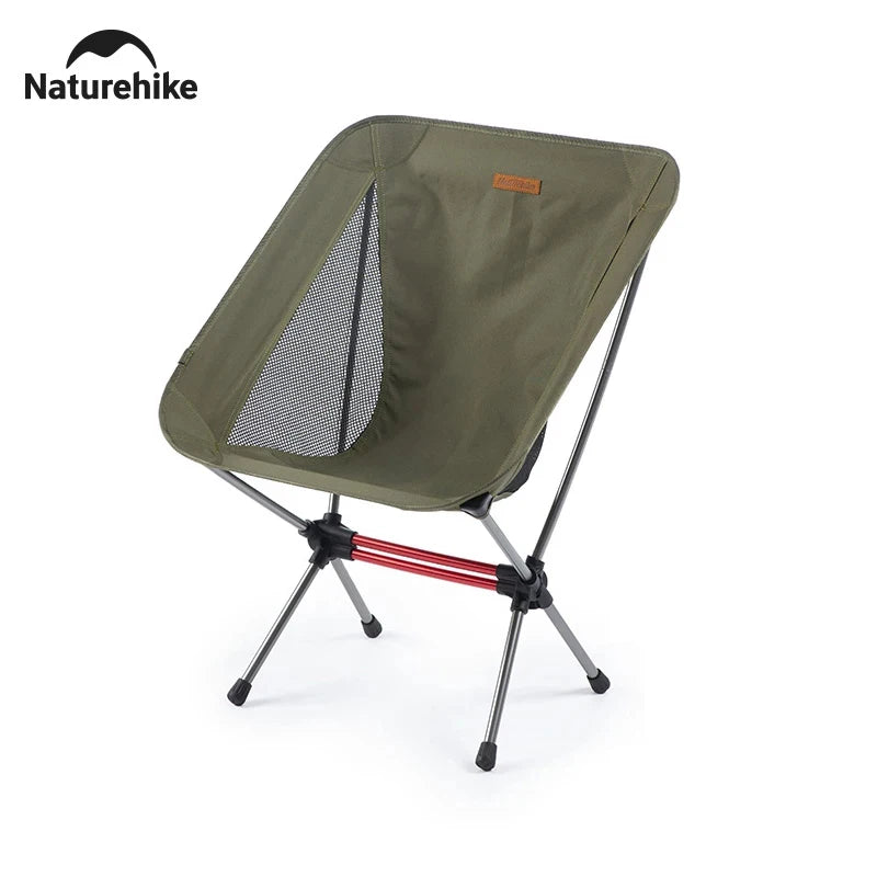 Naturehike Camping Moon Chair Lightweight Portable Aluminum Alloy Seat Folding Backpack Chair Outdoor Hiking Fishing Beach Chair