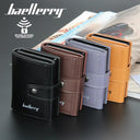 2023 Men's RFID Slim Leather Card Wallet High Quality Mini Wallet