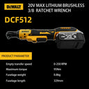 Dewalt DCF512 Cordless Electric Ratchet Wrench 20V Tool