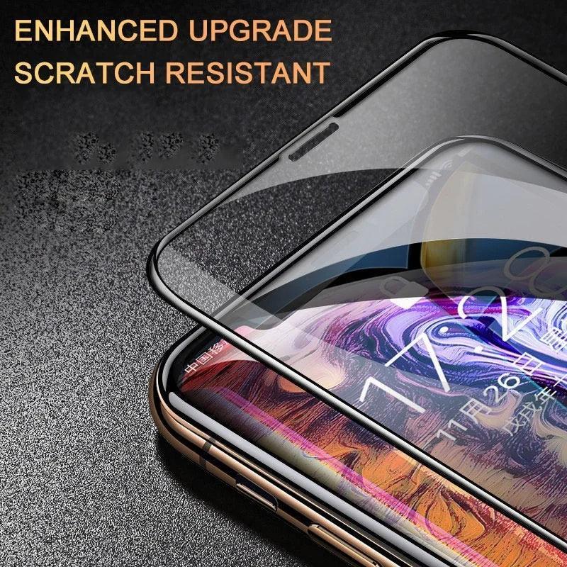 9D Tempered Glass Screen Protector for iPhone 14 13 12 11 X XR XS Max 7 8 6S Plus - 2/4PCS Pack  ourlum.com   