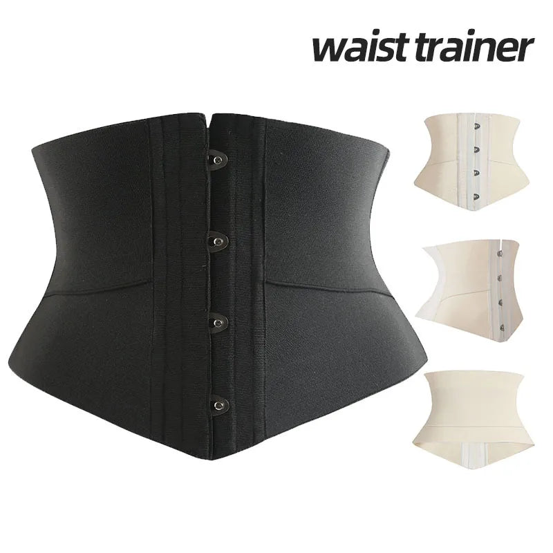 Slimming Latex Waist Trainer Corset for Women - Tummy Control & Postpartum Support