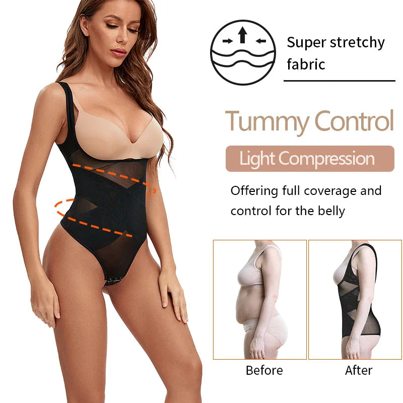 Ultimate Women's Shapewear Bodysuit: Tummy Control & Butt Lifter for All Occasions