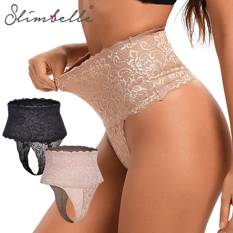 High Waist Tummy Control Shapewear Thong for Slimming & Butt Lifting Comfort