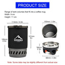 Compact Outdoor Camping Cooking Set with Gas Stove Kit