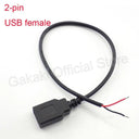 5V USB Cable Kit: Ultimate DIY Charging Solution  ourlum.com 2 wire usb female 1M 