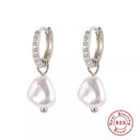 Elegant Silver Pearl Earrings: Timeless Luxury Accessory