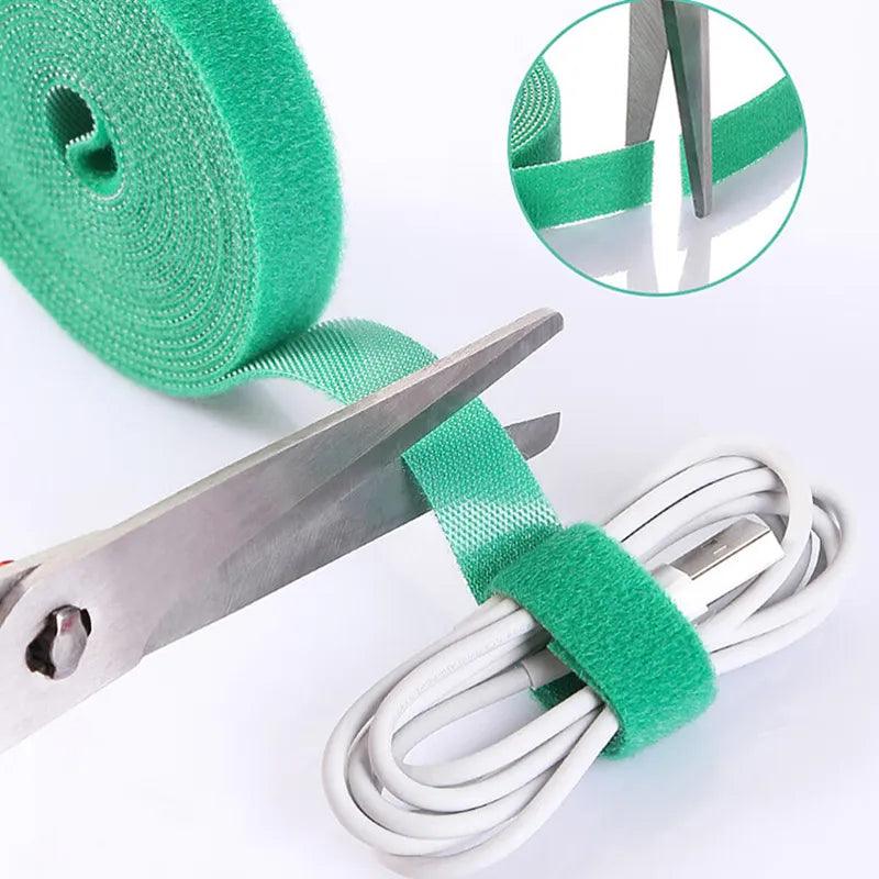Wire Wrangler 5M Nylon Cable Management Roll - Multi-Color Options - Customizable and Durable - Organize Your Cords with Ease  ourlum.com   