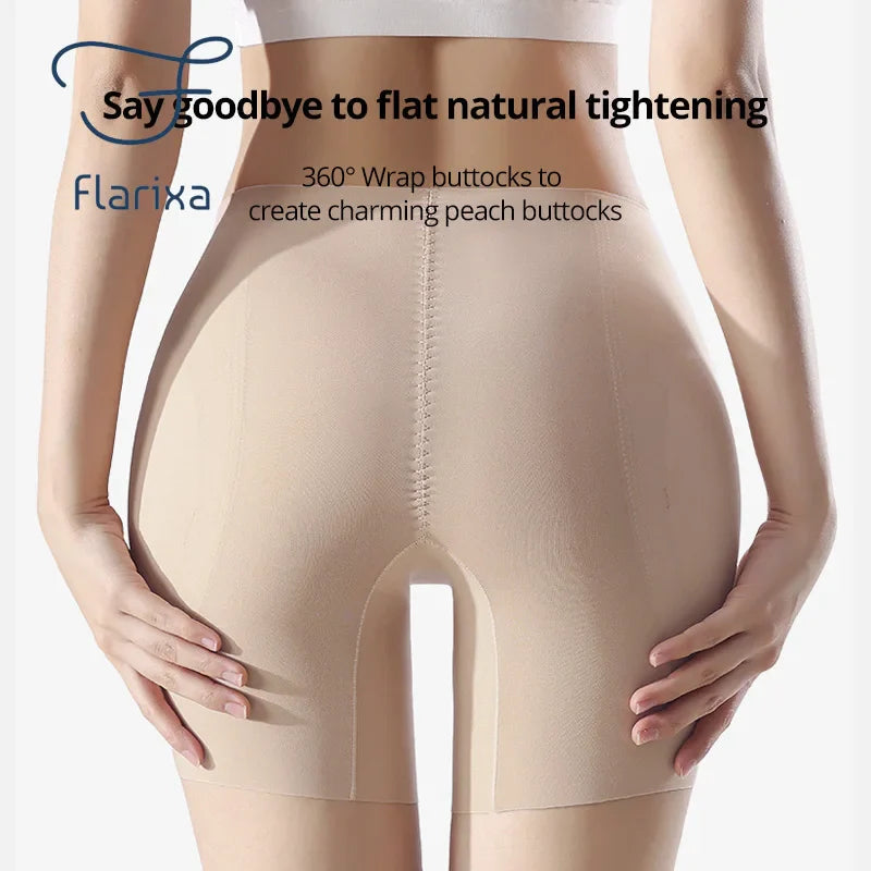 Flarixa Seamless High Waist Butt Lifter Shorts for Tummy Control and Comfort